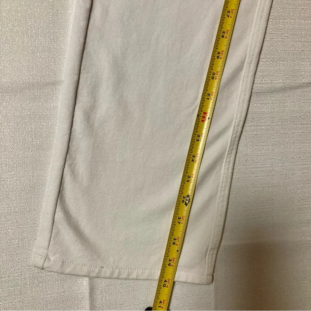 Quacker Factory DreamJeannes White Pull-On Pants | NWT | Size L